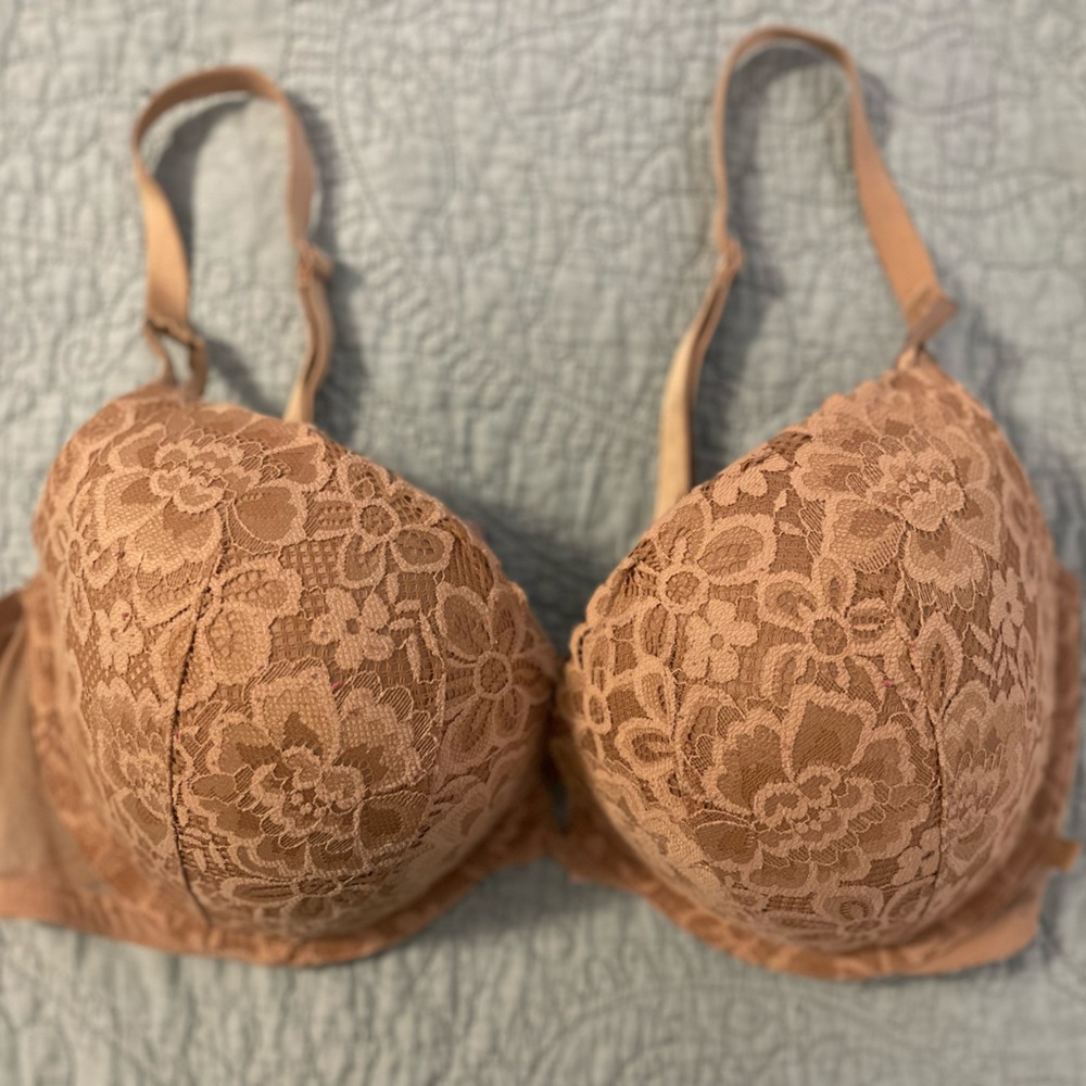 Victoria's Secret Floral Lace Bra - Brown